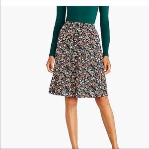 J. Crew Mercantile floral skirt size 6